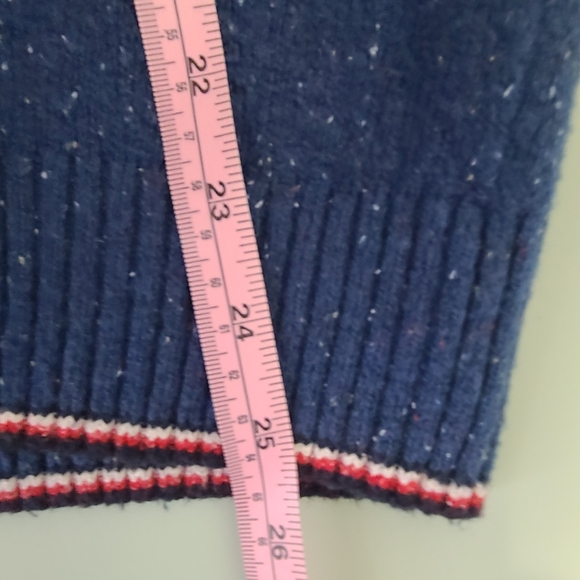 Tommy Hilfiger Blue‎ V Neck Sweater size M - Picture 8 of 12
